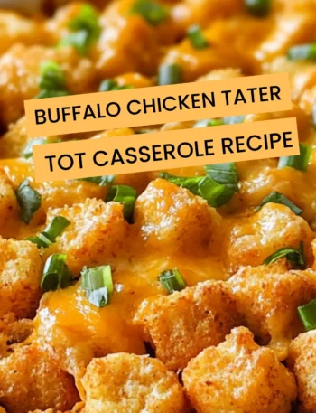 Buffalo Chicken Tater Tot Casserole Recipe