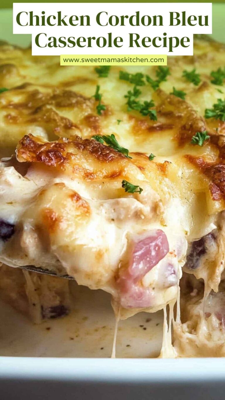 Chicken Cordon Bleu Casserole Recipe – Sweet Mama’s Kitchen