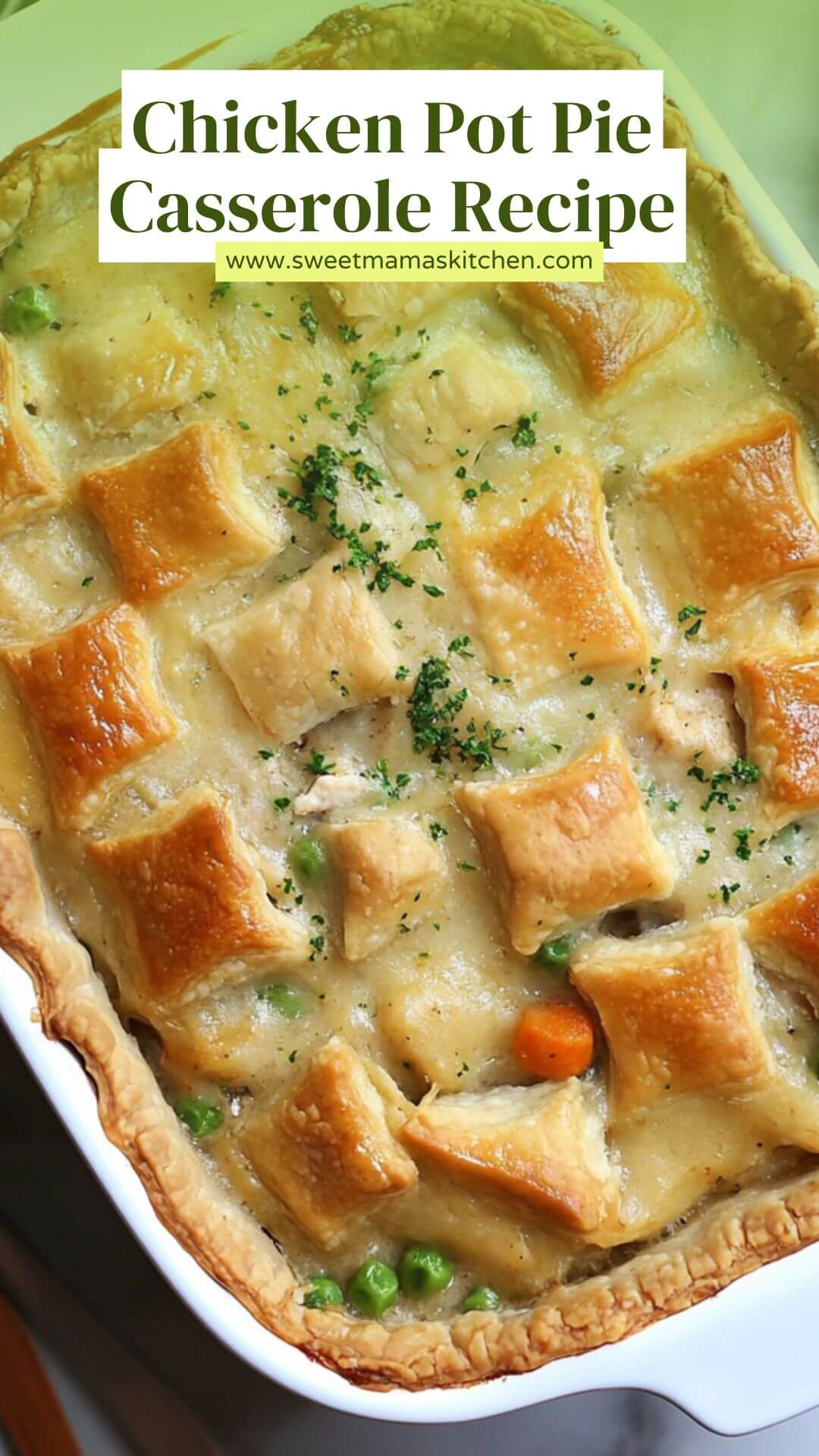 Chicken Pot Pie Casserole Recipe – Sweet Mama’s Kitchen