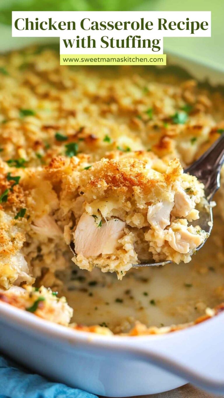 Chicken Casserole Recipe with Stuffing – Sweet Mama’s Kitchen