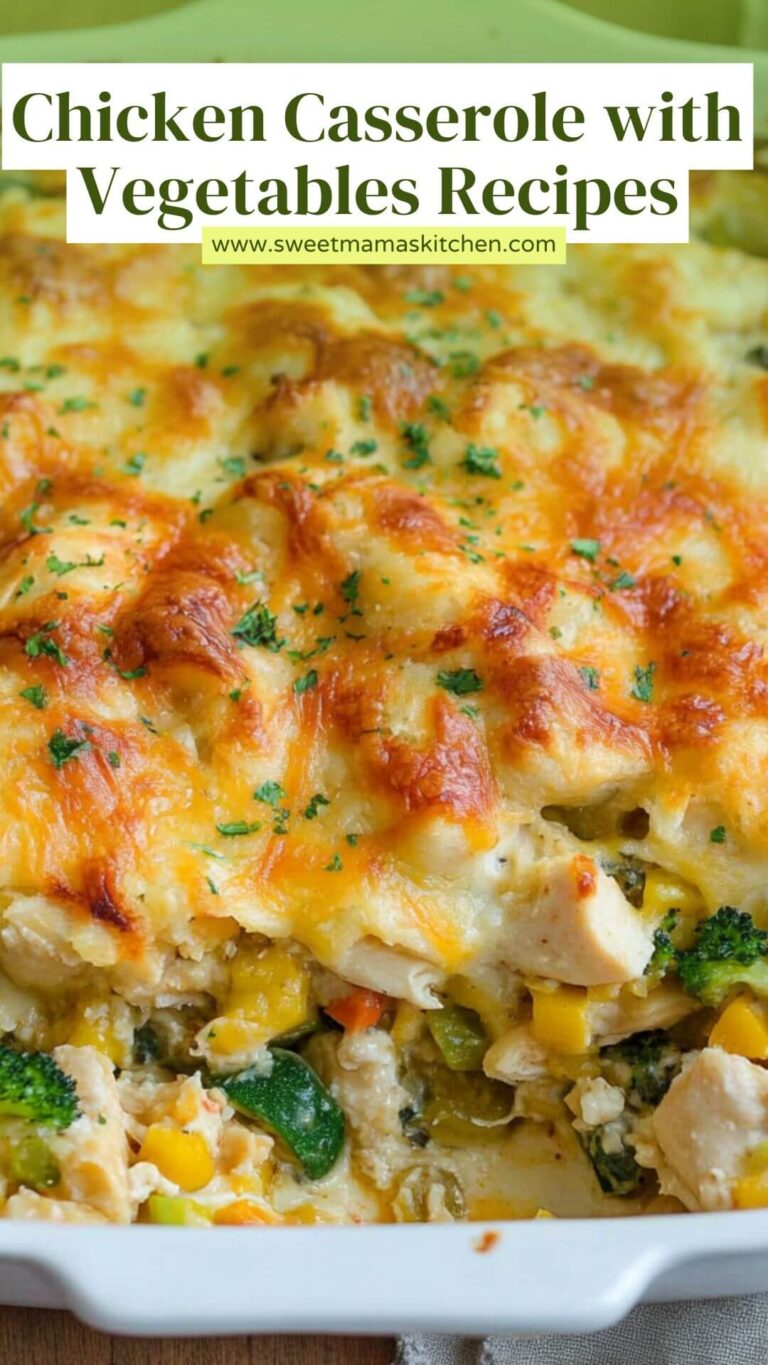 Chicken Casserole with Vegetables Recipes – Sweet Mama’s Kitchen