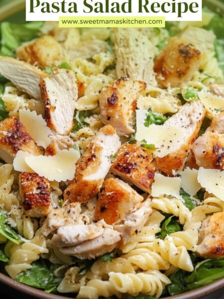 Viral Chicken Caesar Pasta Salad Recipe
