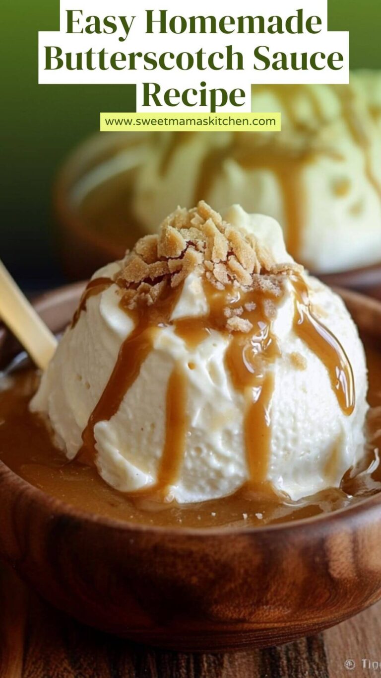 Easy Homemade Butterscotch Sauce Recipe – Sweet Mama’s Kitchen