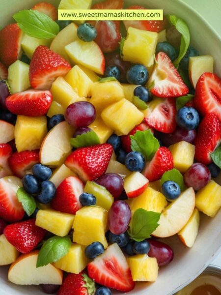 Fruit Salad With Honey Lime Dressing Recipe