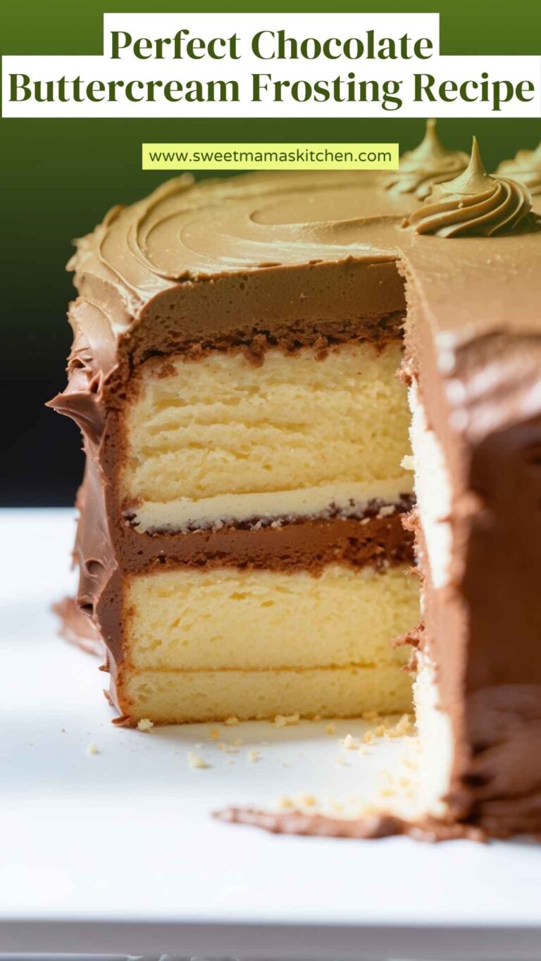 Perfect Chocolate Buttercream Frosting Recipe – Sweet Mama’s Kitchen