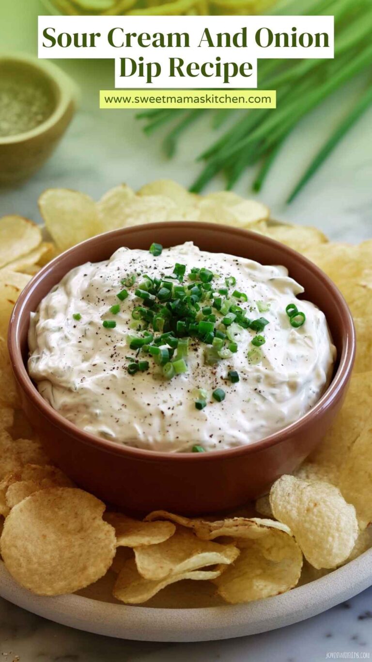 Sour Cream And Onion Dip Recipe – Sweet Mama’s Kitchen