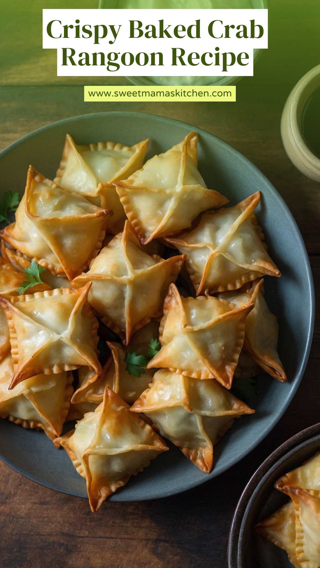 Crispy Baked Crab Rangoon Recipe – Sweet Mama’s Kitchen