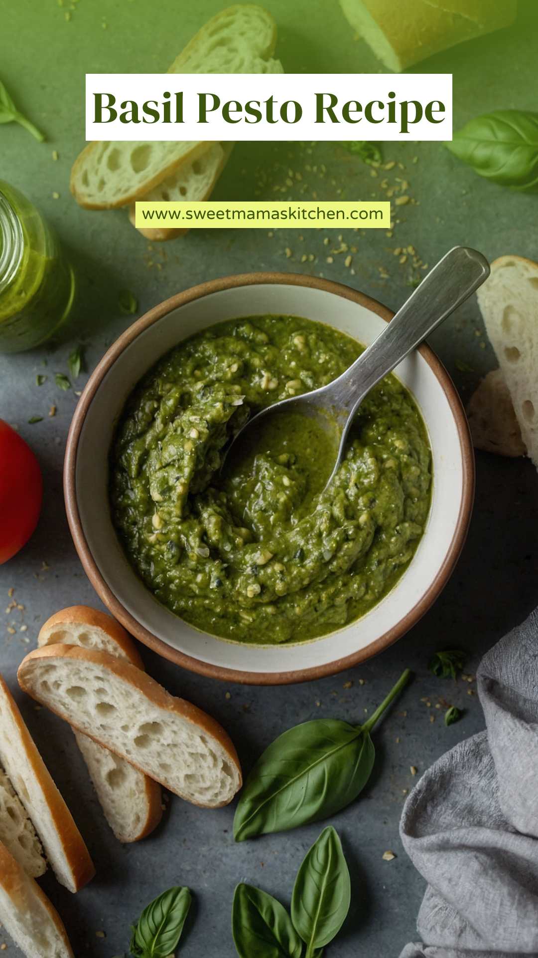 Basil Pesto Recipe – Sweet Mama’s Kitchen