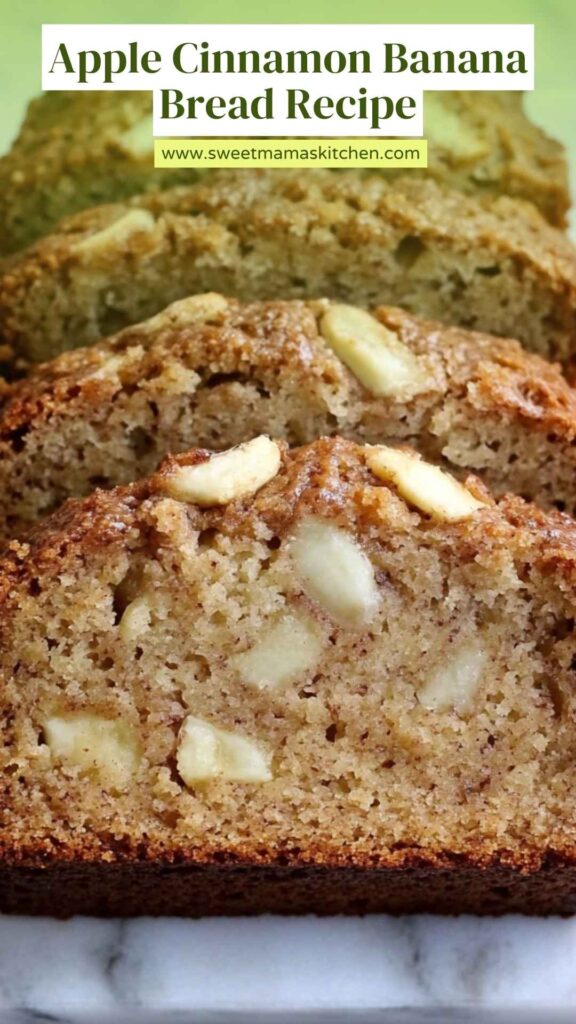 Apple Cinnamon Banana Bread Recipe