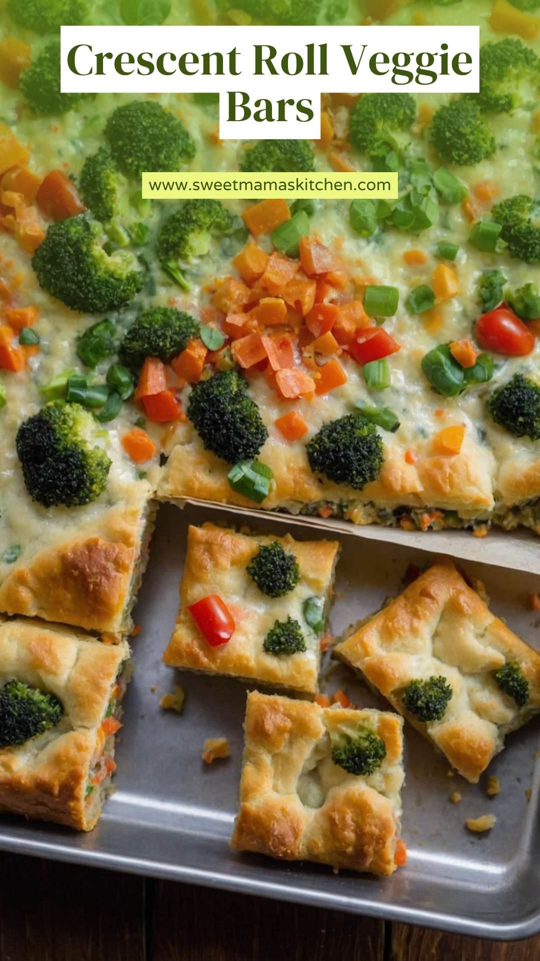 Crescent Roll Veggie Bars – Sweet Mama’s Kitchen