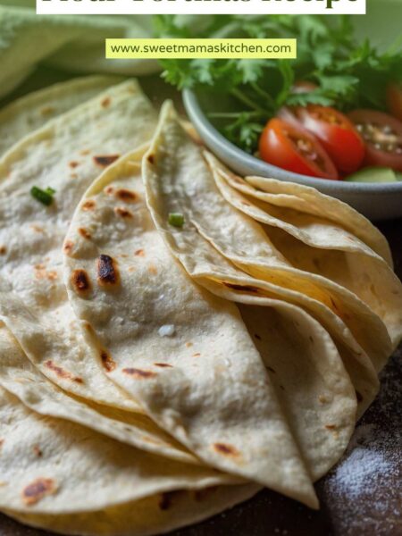 30 Minute Homemade Flour Tortillas Recipe