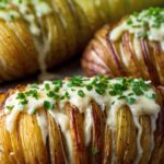 Easy Cheesy Hasselback Potatoes