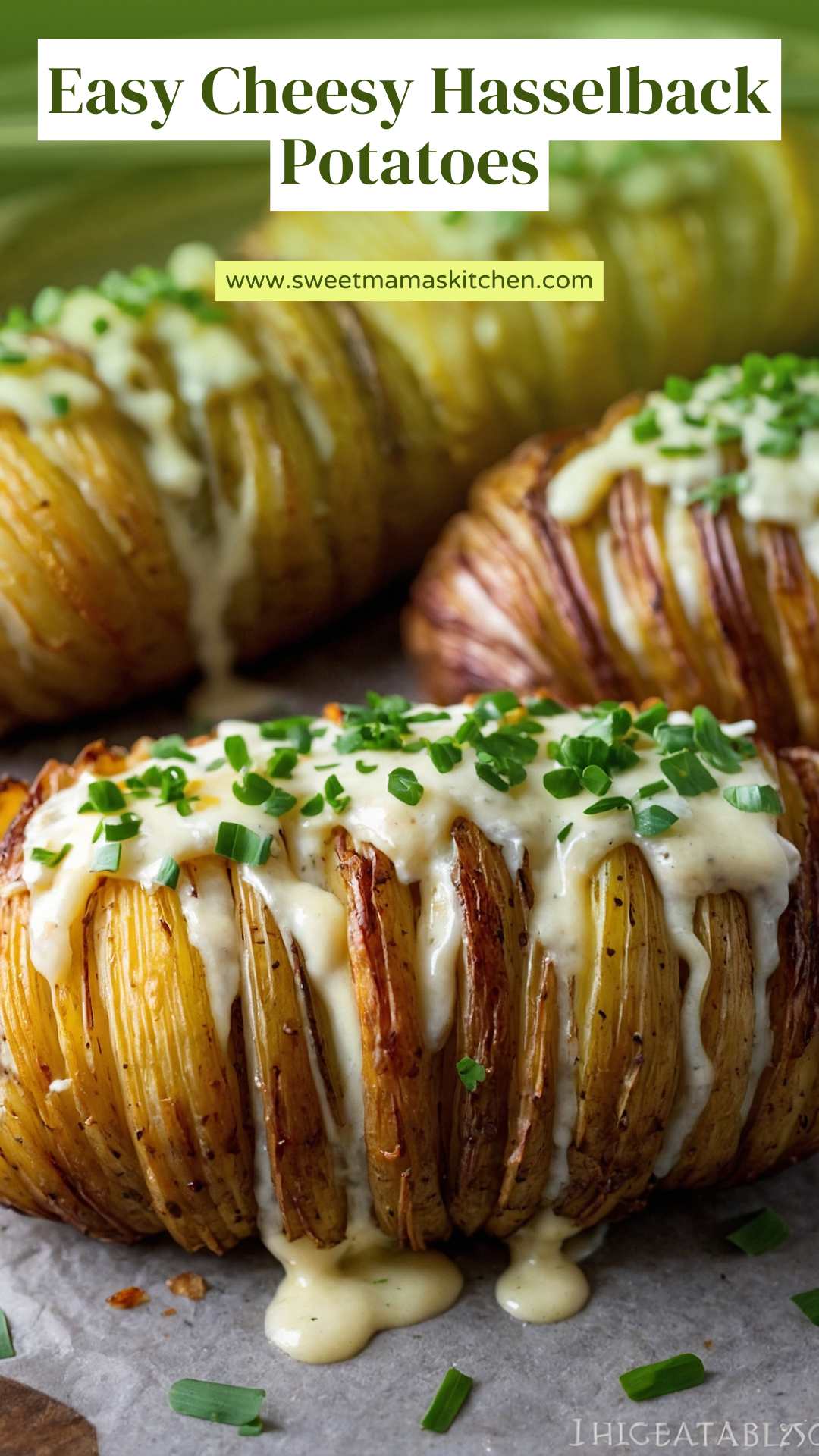 Easy Cheesy Hasselback Potatoes – Sweet Mama’s Kitchen