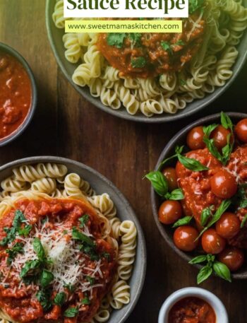 10 Minute Homemade Tomato Marinara Pasta Sauce Recipe