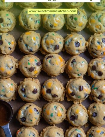 Edible Cookie Dough Flourless Eggless Recipe