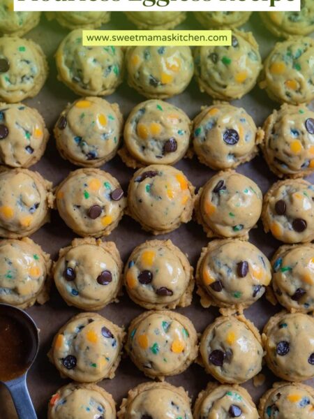 Edible Cookie Dough Flourless Eggless Recipe