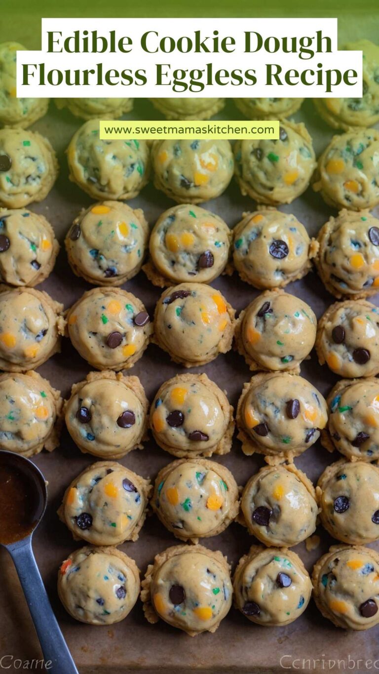 Edible Cookie Dough Flourless Eggless Recipe – Sweet Mama’s Kitchen