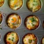 Cheesy Hash Brown Cups Baked Eggs