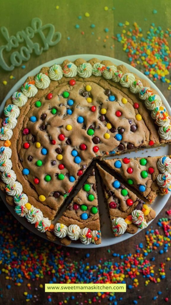 How to make Giant Chocolate Chip Cookie Cake Recipe
