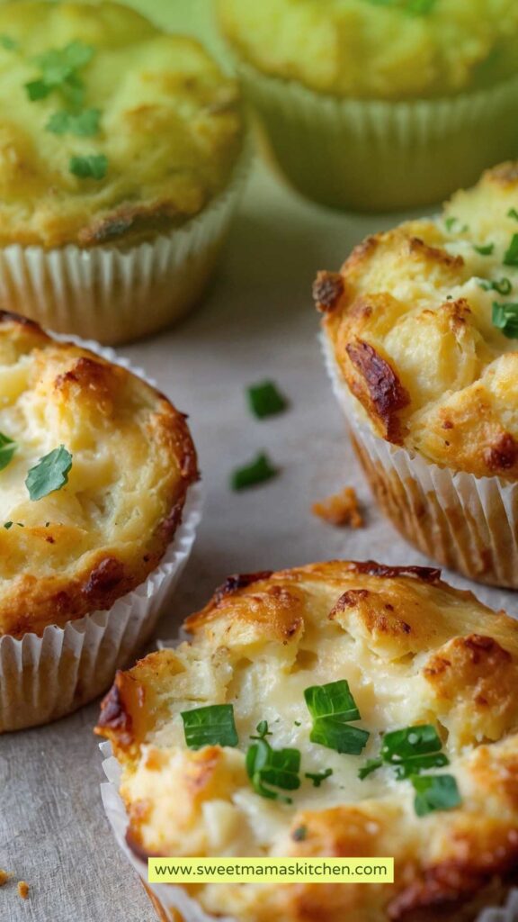 Cheesy Leftover Mashed Potato Muffins Recipe Cheesy Leftover Mashed Potato Muffins Recipe