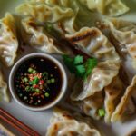Pork Potstickers with Citrus Soy Dipping Sauce