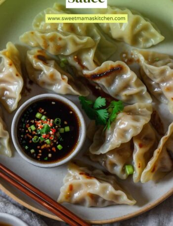 Pork Potstickers with Citrus Soy Dipping Sauce