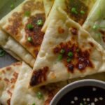 Scallion Pancakes With Soy Dipping Sauce