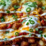 Loaded Totchos Tater Tot Nachos Recipe