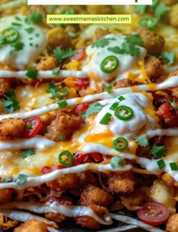 Loaded Totchos Tater Tot Nachos Recipe