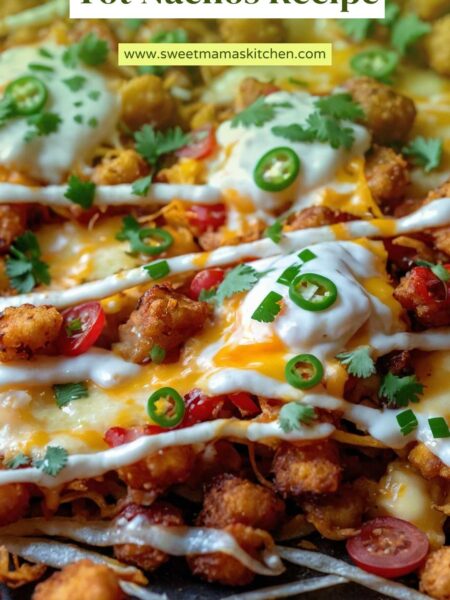 Loaded Totchos Tater Tot Nachos Recipe