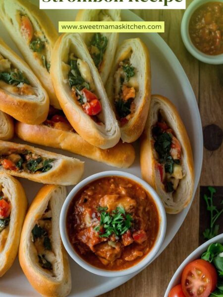 Easy Cheesy Chicken Stromboli Recipe