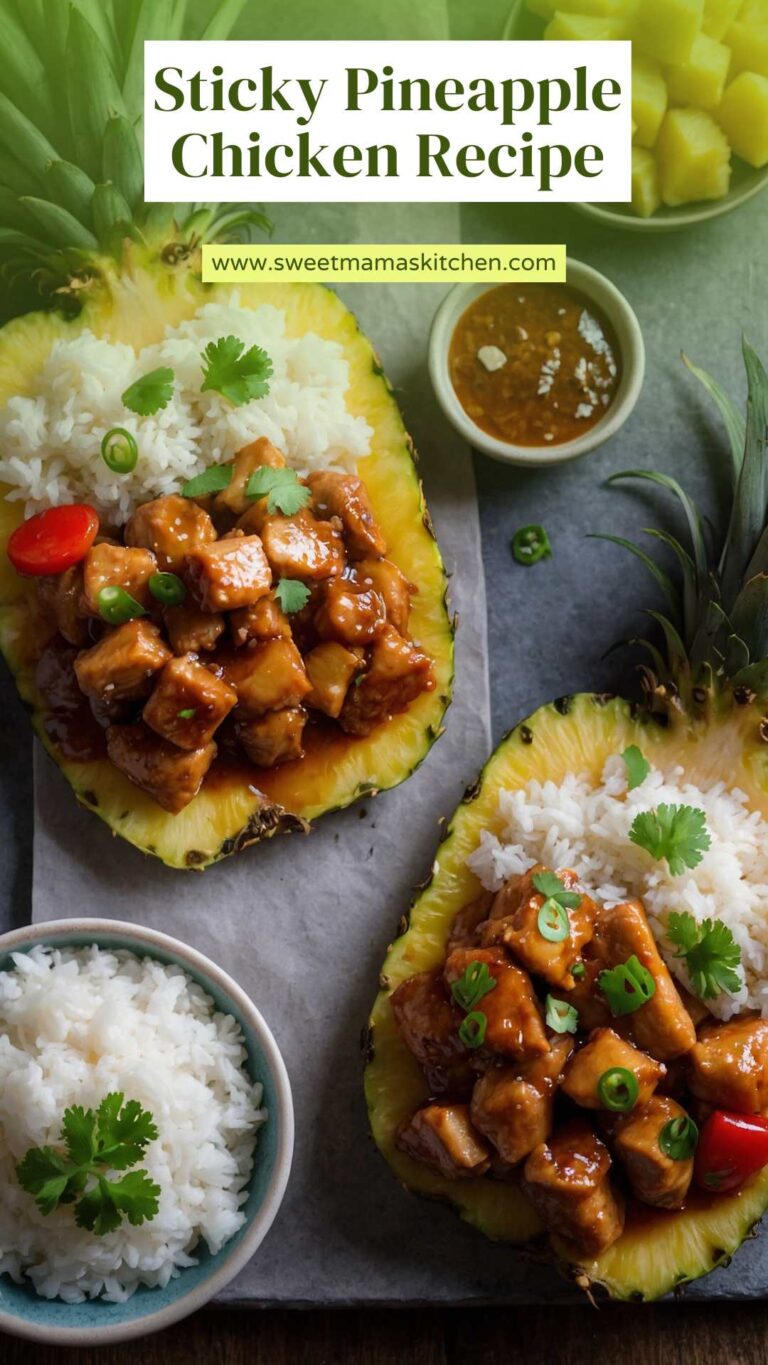 Sticky Pineapple Chicken Recipe – Sweet Mama’s Kitchen
