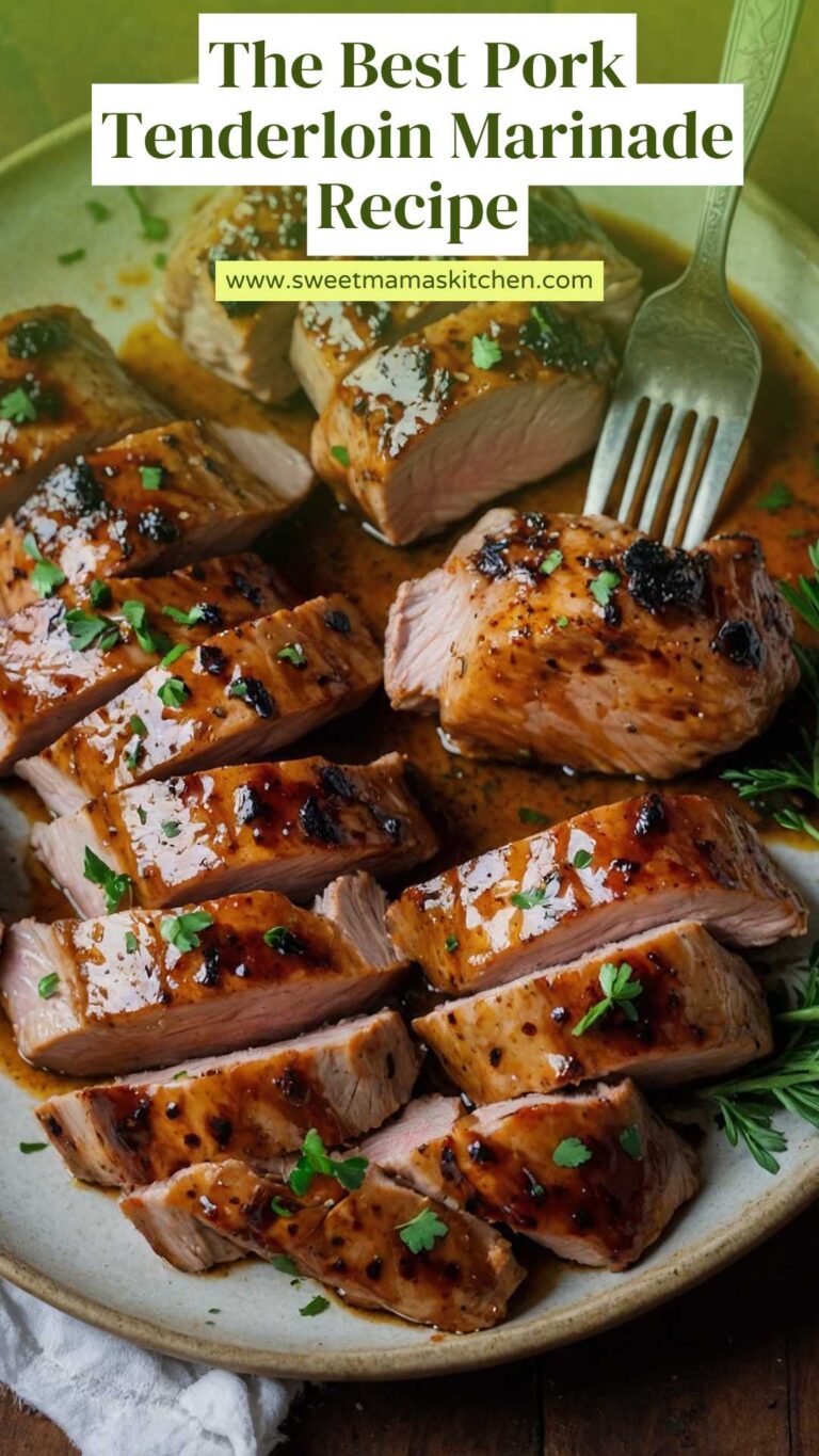 The Best Pork Tenderloin Marinade Recipe – Sweet Mama’s Kitchen