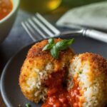 Arancini Rice Balls with Marinara Sauce