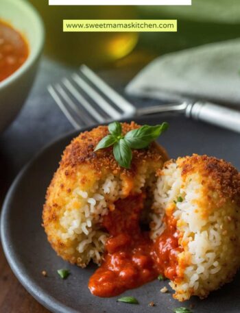 Arancini Rice Balls with Marinara Sauce