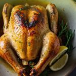 Simple Roast Chicken Garlic Lemon Recipe