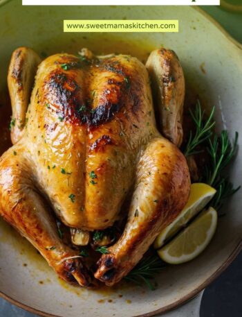 Simple Roast Chicken Garlic Lemon Recipe