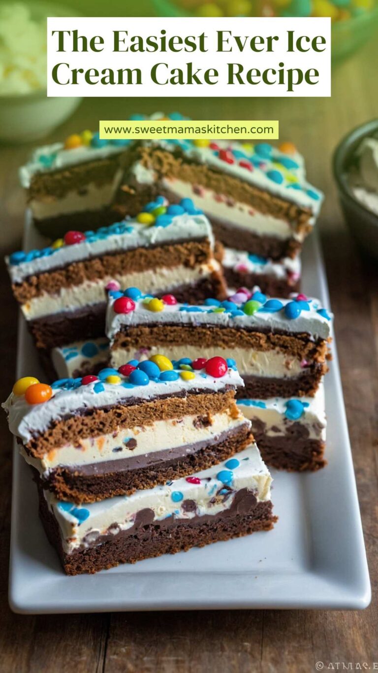 The Easiest Ever Ice Cream Cake Recipe – Sweet Mama’s Kitchen
