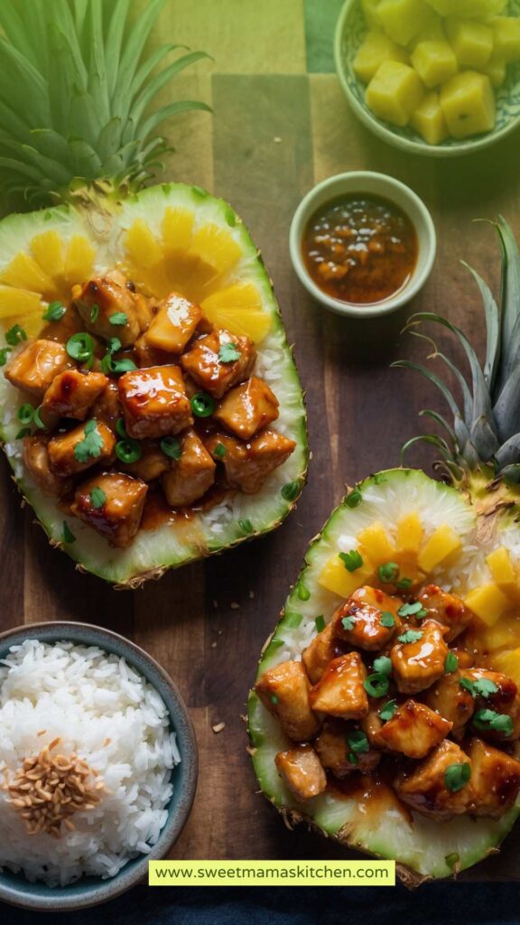 Sticky Pineapple Chicken Sticky Pineapple Chicken