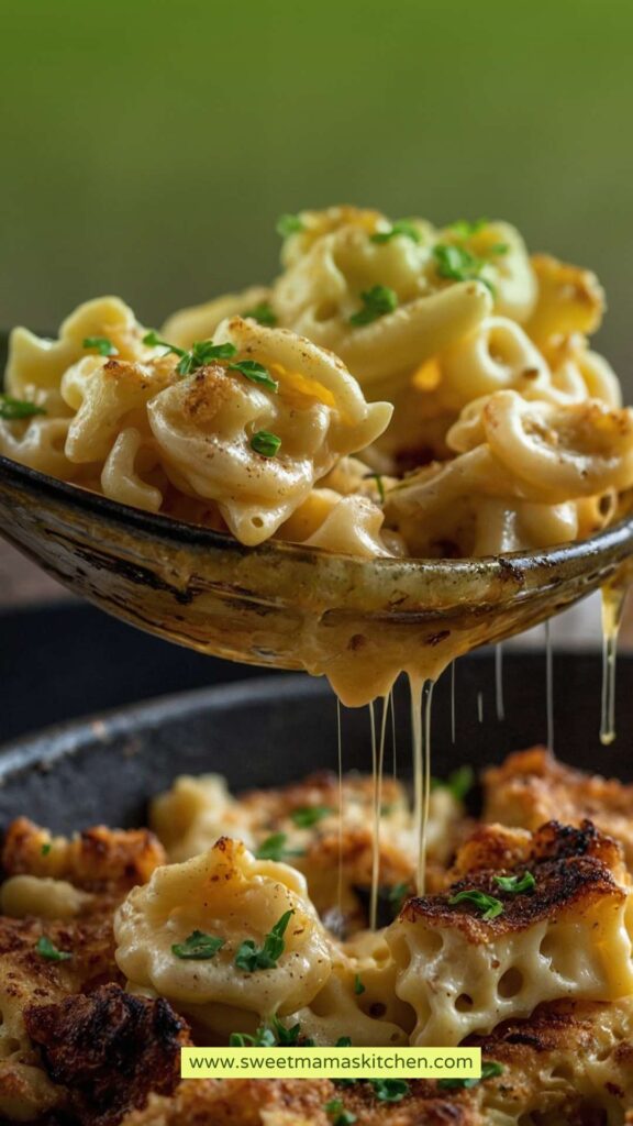 Roasted Garlic Macaroni and Cheese