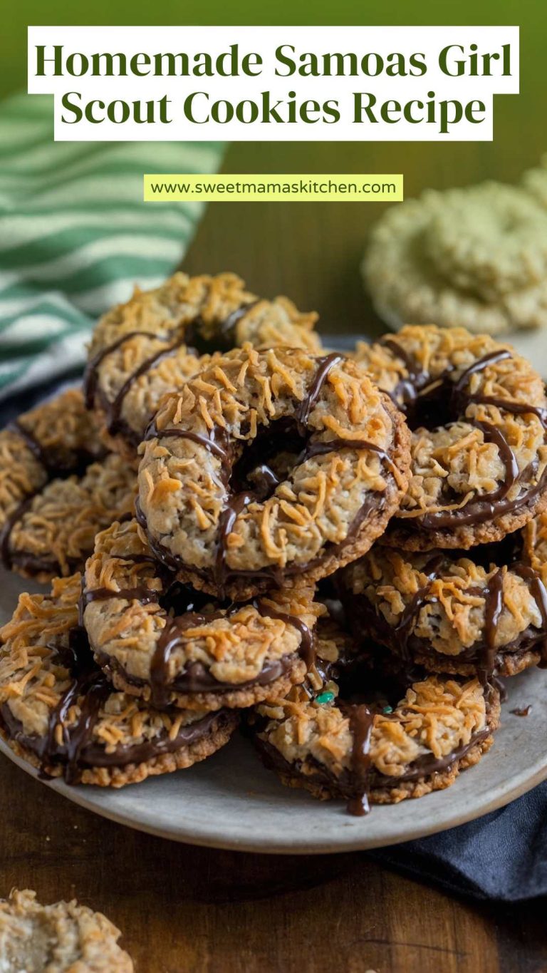 Homemade Samoas Girl Scout Cookies Recipe – Sweet Mama’s Kitchen