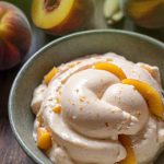 Healthy Easy Peach Frozen Yogurt