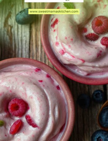 5 Minute Healthy Greek Frozen Yogurt