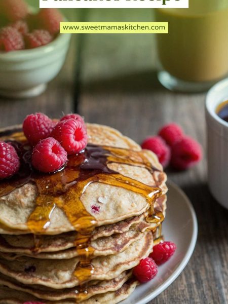 Raspberry Oatmeal Pancakes Recipe