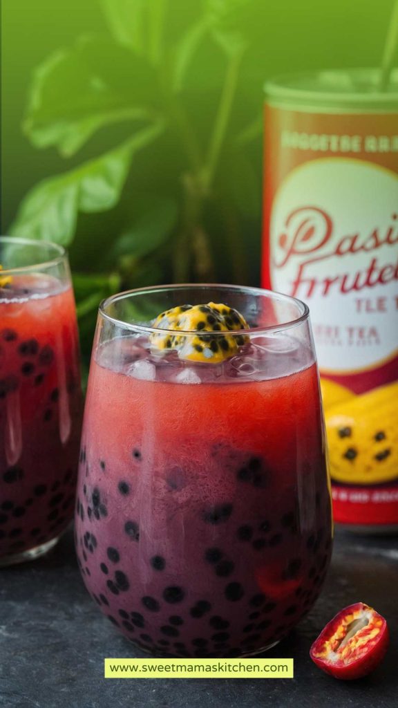 How to make Passion Fruit Bubble Tea