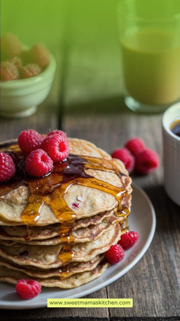 How to make Raspberry Oatmeal Pancakes Recipe How to make Raspberry Oatmeal Pancakes Recipe