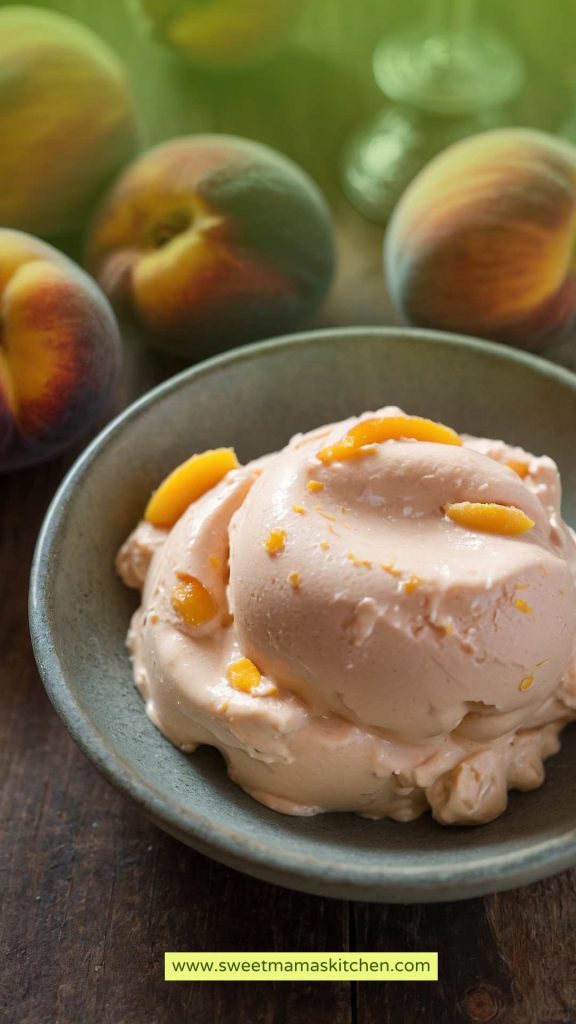 Healthy Easy Peach Frozen Yogurt Recipe Healthy Easy Peach Frozen Yogurt Recipe