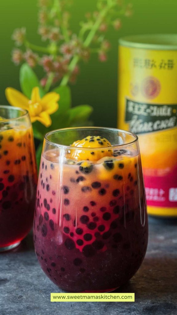 Passion Fruit Bubble Tea Recipe