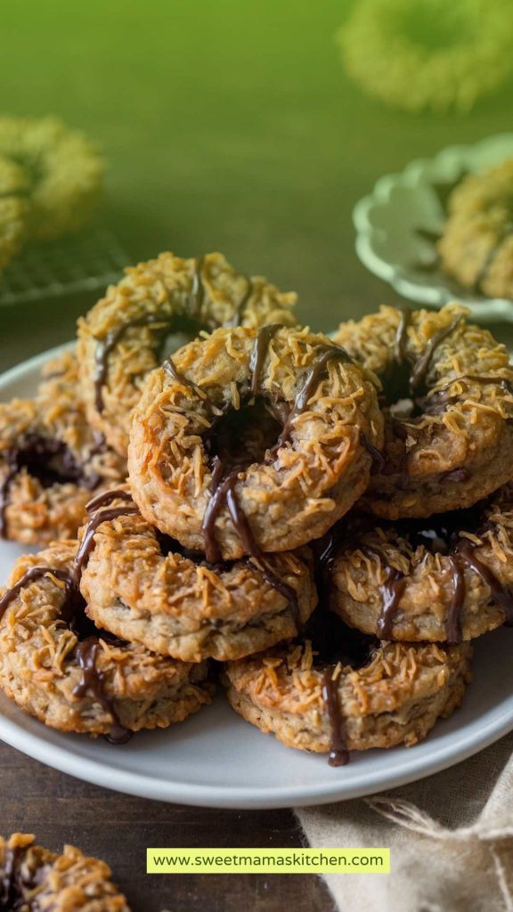 Homemade Samoas Girl Scout Cookies