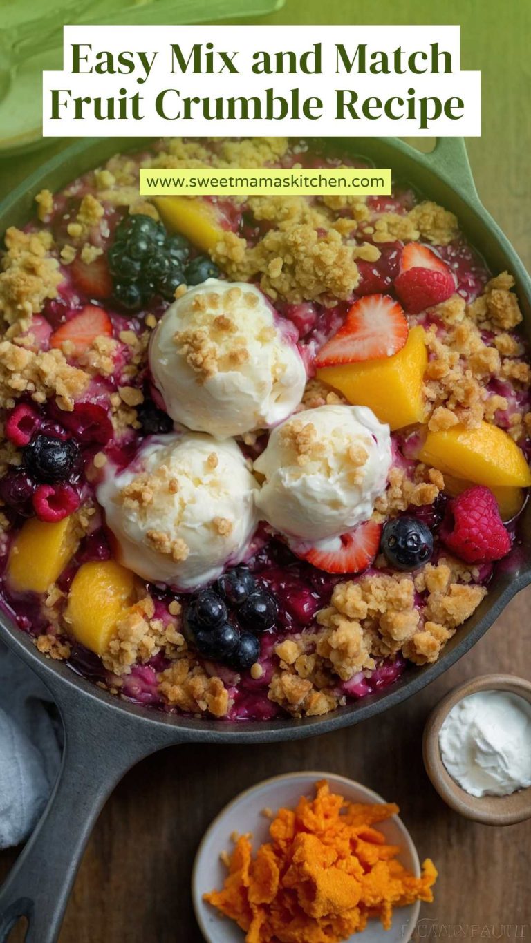 Easy Mix and Match Fruit Crumble Recipe – Sweet Mama’s Kitchen